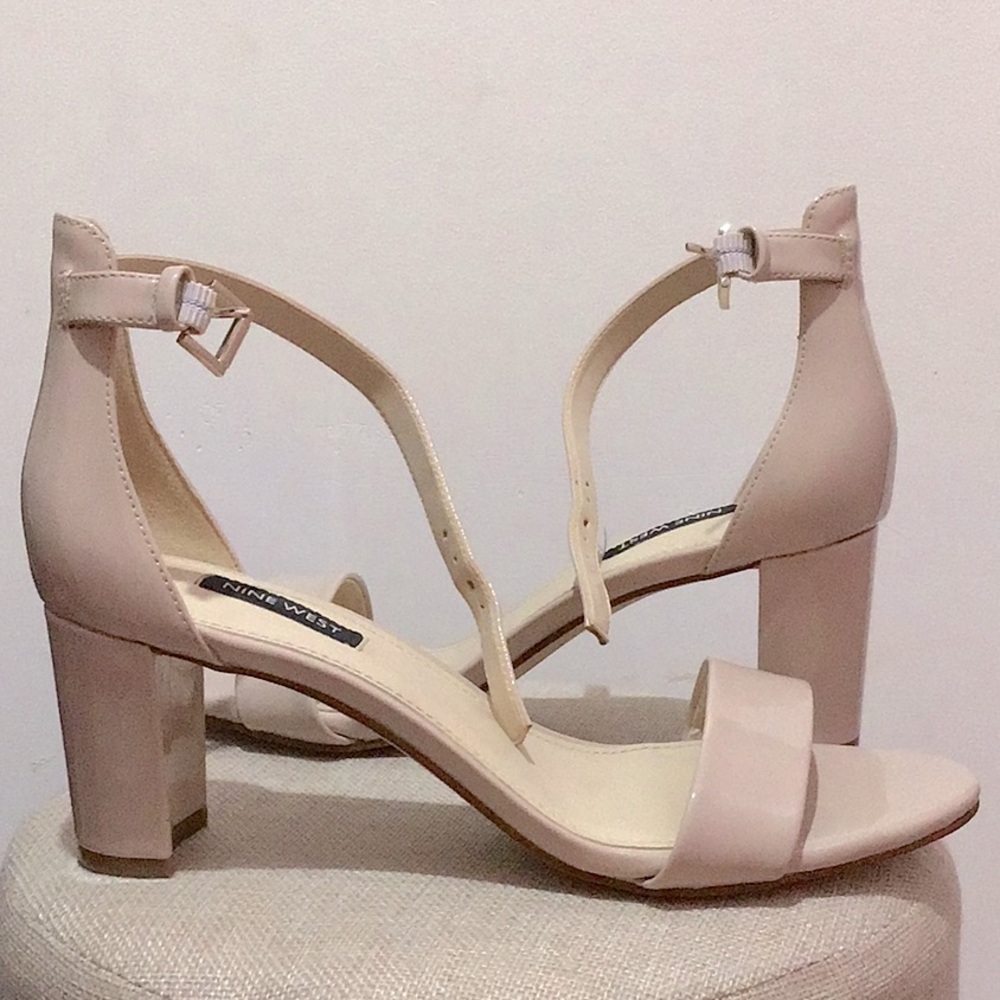 Nine West Dusty Rose Block Heels